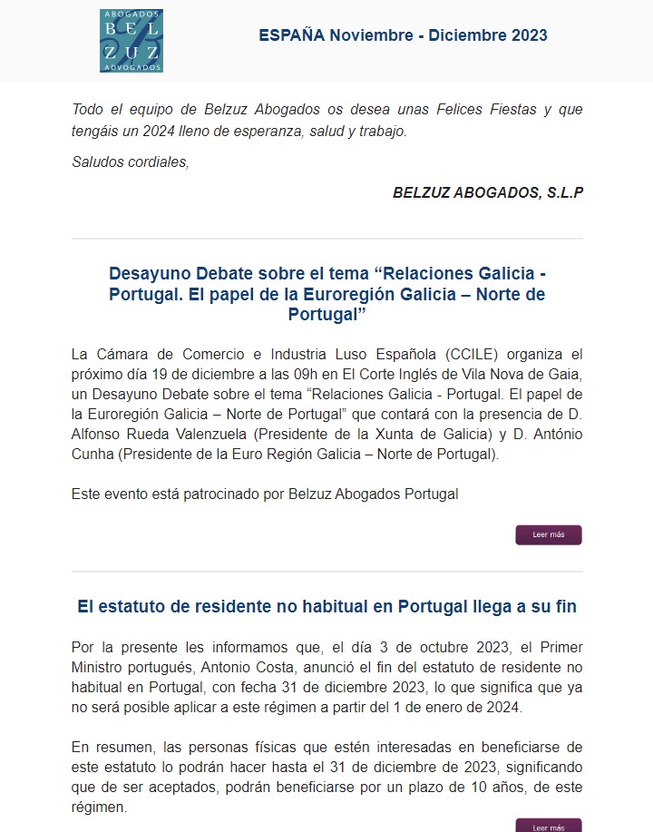 Newsletter Espana-noviembre-diciembre